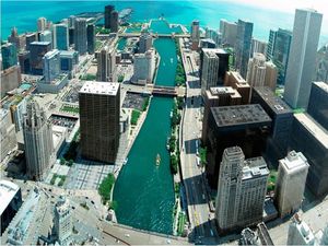 DecoNest Fototapeta - Architektura miejska Chicago - 200X154 1