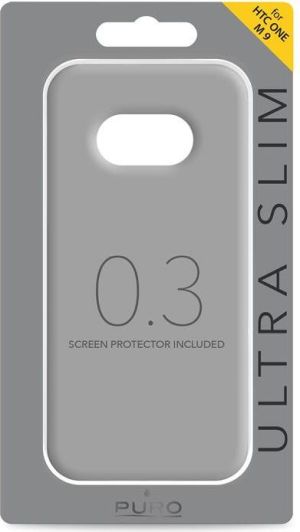Puro Etui Ultra Slim 0.3 mm do HTC One M9 + Dolia ochronna na wyswietlacz (HCONEM903BLK) 1