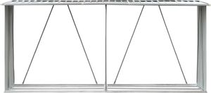 Drewutnia vidaXL 44859 metalowa 330 cm 3