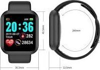 Smartwatch R2 Invest L18 Czarny  (Sport Smartband zegarek opaska) 2