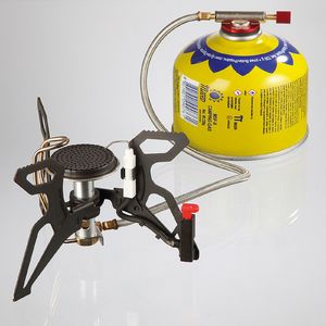 Meva Kuchenka turystyczna z podgrzewaczem gazu i piezozapalnikiem SPIDER PRO 3kW Kuchenka turystyczna z podgrzewaczem gazu i piezozapalnikiem SPIDER PRO 3kW 2