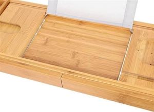 Iso Trade Półka kąpielowa - nakładka na wannę uniwersalny 6