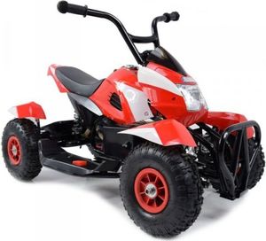 Super-Toys MEGA WIELKI QUAD, METALOWA KONSTRUKCJA, AMORTYZATORY, POMPOWANE KOŁA, LAKIER,GAZ W MANETCE, MIĘKKIE SIEDZENIE/6688 1