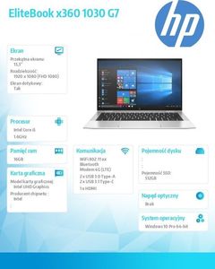 Laptop HP EliteBook x360 1030 G7 (204H7EA) 6