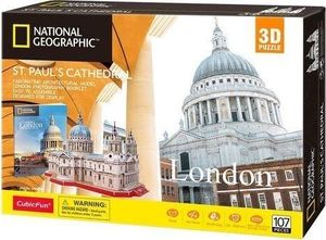 Cubicfun Puzzle 3D Katedra św. Pawła National Geographic 1