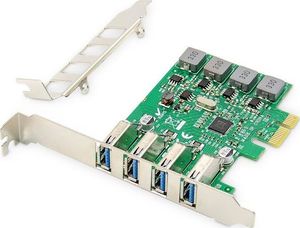 Kontroler Digitus PCIe 2.0 x1 - 4x USB 3.0 (DS-30226) 1