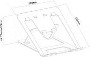 Neomounts Podstawka pod laptopa NSLS085SILVER 18