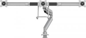 Neomounts Uchwyt biurkowy na 3 monitory 17" - 24" (NM-D775DX3SILVER) 2