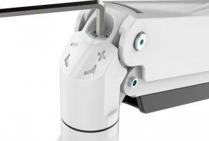 Neomounts Uchwyt biurkowy na 3 monitory 17" - 24" (NM-D775DX3WHITE) 7