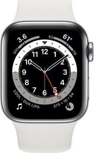 Smartwatch Apple Watch Series 6 GPS + Cellular 44mm Silver Steel White Sport Biały  (M09D3WB/A) 2