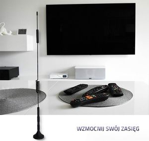 Antena Qoltec 4G LTE dookólna | 7dBi | wewnętrzno-zewnętrzna 4