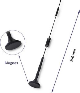 Antena Qoltec 4G LTE dookólna | 7dBi | wewnętrzno-zewnętrzna 5