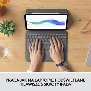 Logitech Folio Touch for iPad Pro 11-inch(1st, 2nd, 3rd and 4th gen) - GREY - UK (920-009751) 3