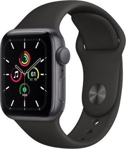 Smartwatch Apple Watch SE GPS 40mm Gray Alu Black Sport Czarny  (MYDP2WB/A) 1