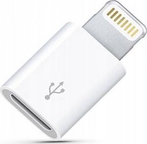 Adapter USB Co2 Lightning - microUSB Biały 1