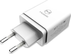 Ładowarka Mcdodo Mcdodo ładowarka sieciowa Quick 2USB QC 3.0 biała 18W CH-5130 4