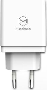 Ładowarka Mcdodo Mcdodo ładowarka sieciowa Quick 2USB QC 3.0 biała 18W CH-5130 5