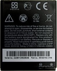Bateria HTC Bateria HTC BA S540 Wildfire S bulk 1230 mAh 1