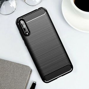 Etui HUAWEI P SMART PRO 2019 Pancerne Carbon czarne 2