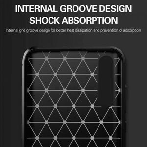 Etui HUAWEI P SMART PRO 2019 Pancerne Carbon czarne 4