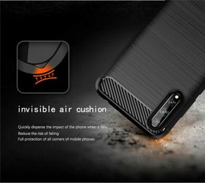 Etui HUAWEI P SMART PRO 2019 Pancerne Carbon czarne 5