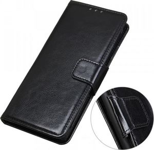 Etui SAMSUNG GALAXY A71 Skórzane z klapką portfel Flip Magnet czarne 3