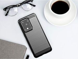 Etui SAMSUNG GALAXY S20 ULTRA Pancerne Carbon czarne 6