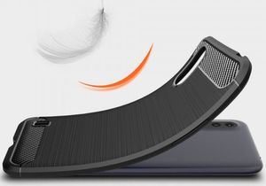 Etui SAMSUNG GALAXY A01 Pancerne Carbon czarne 2