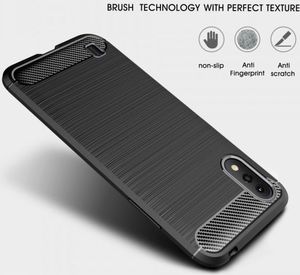 Etui SAMSUNG GALAXY A01 Pancerne Carbon czarne 4