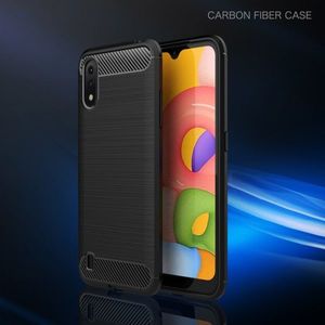 Etui SAMSUNG GALAXY A01 Pancerne Carbon czarne 9