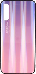 Etui XIAOMI REDMI K30 Glass Case Rainbow różowe 2
