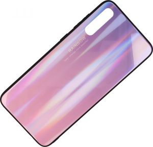 Etui XIAOMI REDMI K30 Glass Case Rainbow różowe 3