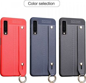 Etui Litchi skin SAMSUNG A7 2018 czarne 11