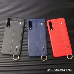 Etui Litchi skin SAMSUNG A7 2018 czarne 9