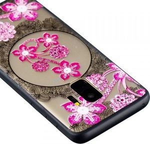 Etui Slim Art SAMSUNG S9 różowy kwiat 3