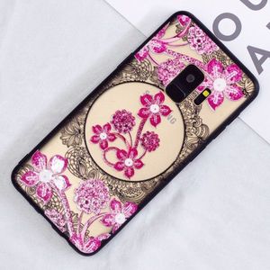 Etui Slim Art SAMSUNG S9 różowy kwiat 4