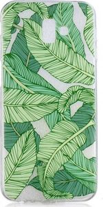 Etui Slim Art SAMSUNG J6+ J6 PLUS zielone liście 2