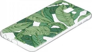 Etui Slim Art SAMSUNG J6+ J6 PLUS zielone liście 3