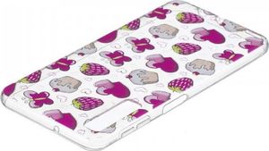 Etui Slim Art SAMSUNG A7 2018 ciastko i truskawki 2