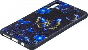 Etui Slim Art SAMSUNG A7 2018 niebieski motyl 2