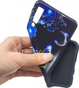 Etui Slim Art SAMSUNG A7 2018 niebieski motyl 4