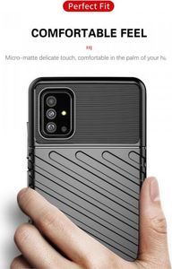 Etui SAMSUNG GALAXY A41 Thunder Pancerne czarne 5
