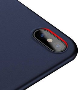 Etui HUAWEI P40 LITE Back żel Matt granatowe 4