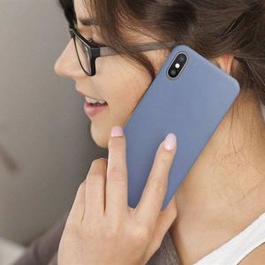 Etui HUAWEI P40 LITE Back żel Matt granatowe 5