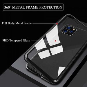 Etui Magnetic 3w1 360 IPHONE 11 PRO MAX czarne 3