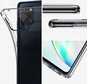 Etui SAMSUNG GALAXY NOTE 10 LITE Slim Case Protect 2mm transparentne 4