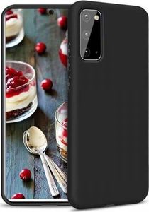Etui SAMSUNG GALAXY A41 Back żel Matt czarne 2