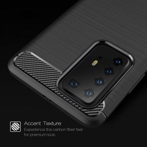 Etui HUAWEI P40 PRO Pancerne Carbon czarne 8