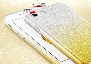 Etui Glitter LG K40 srebrno-złote 2