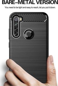 Etui XIAOMI REDMI NOTE 8T Pancerne Carbon czarne (51326) - om-9257 6